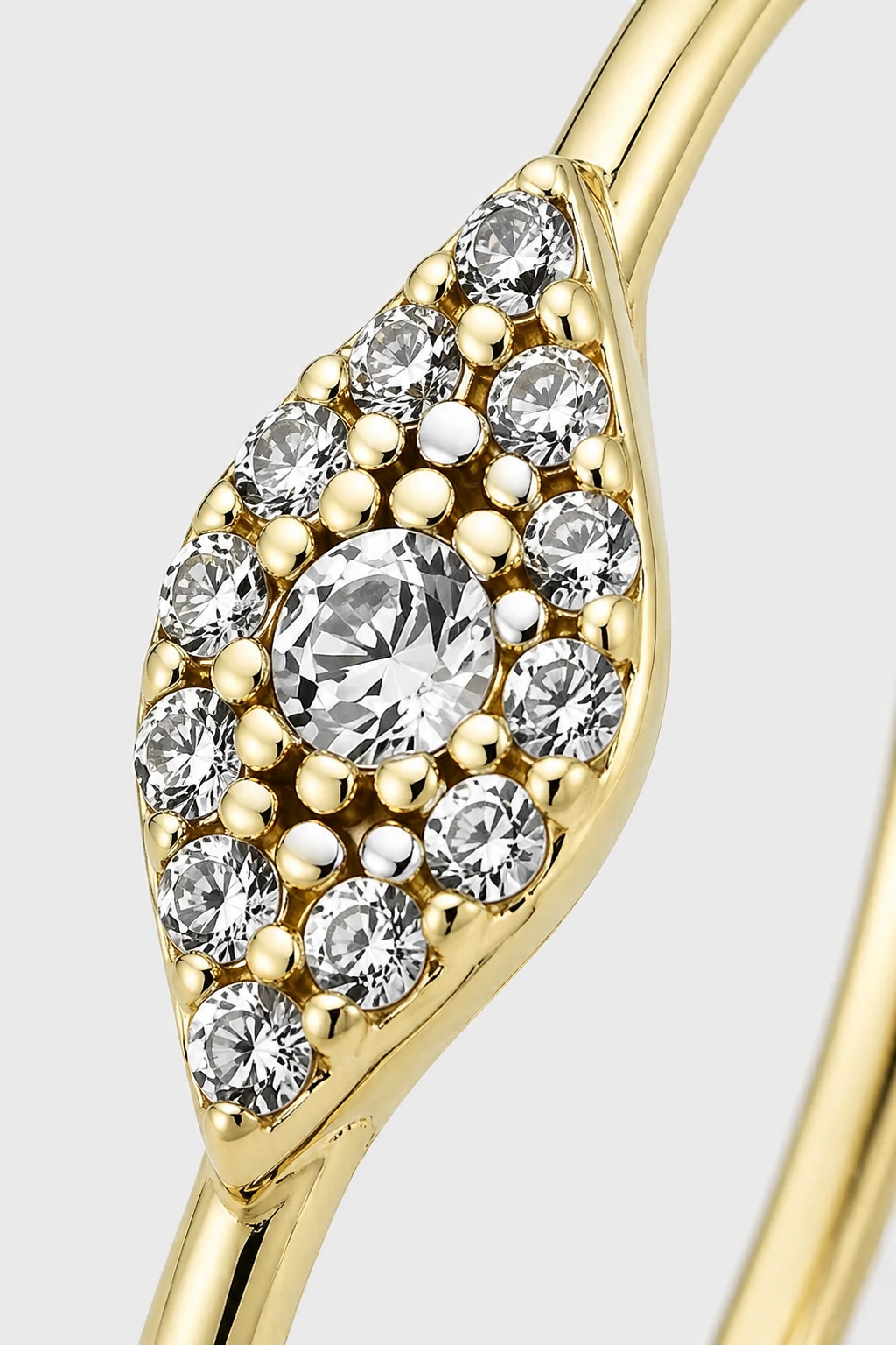 Evil Eye Marquise Ring · Yellow Gold · Setup 2