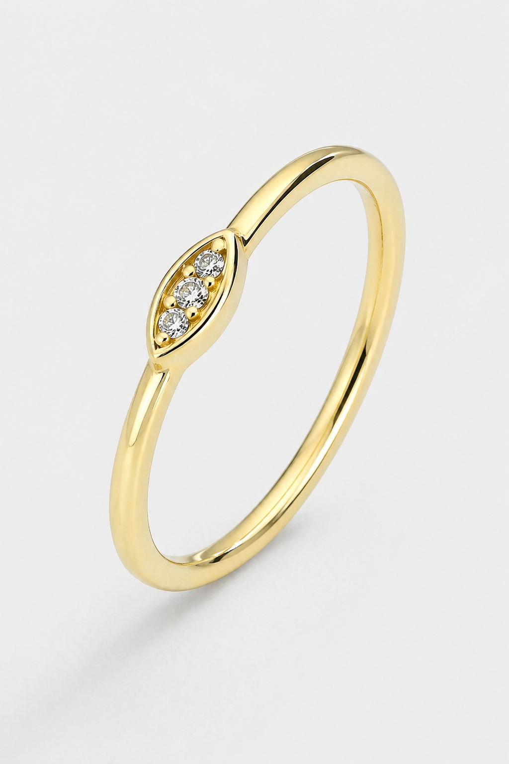 Tiny Marquise Ring · Yellow Gold · Setup 6