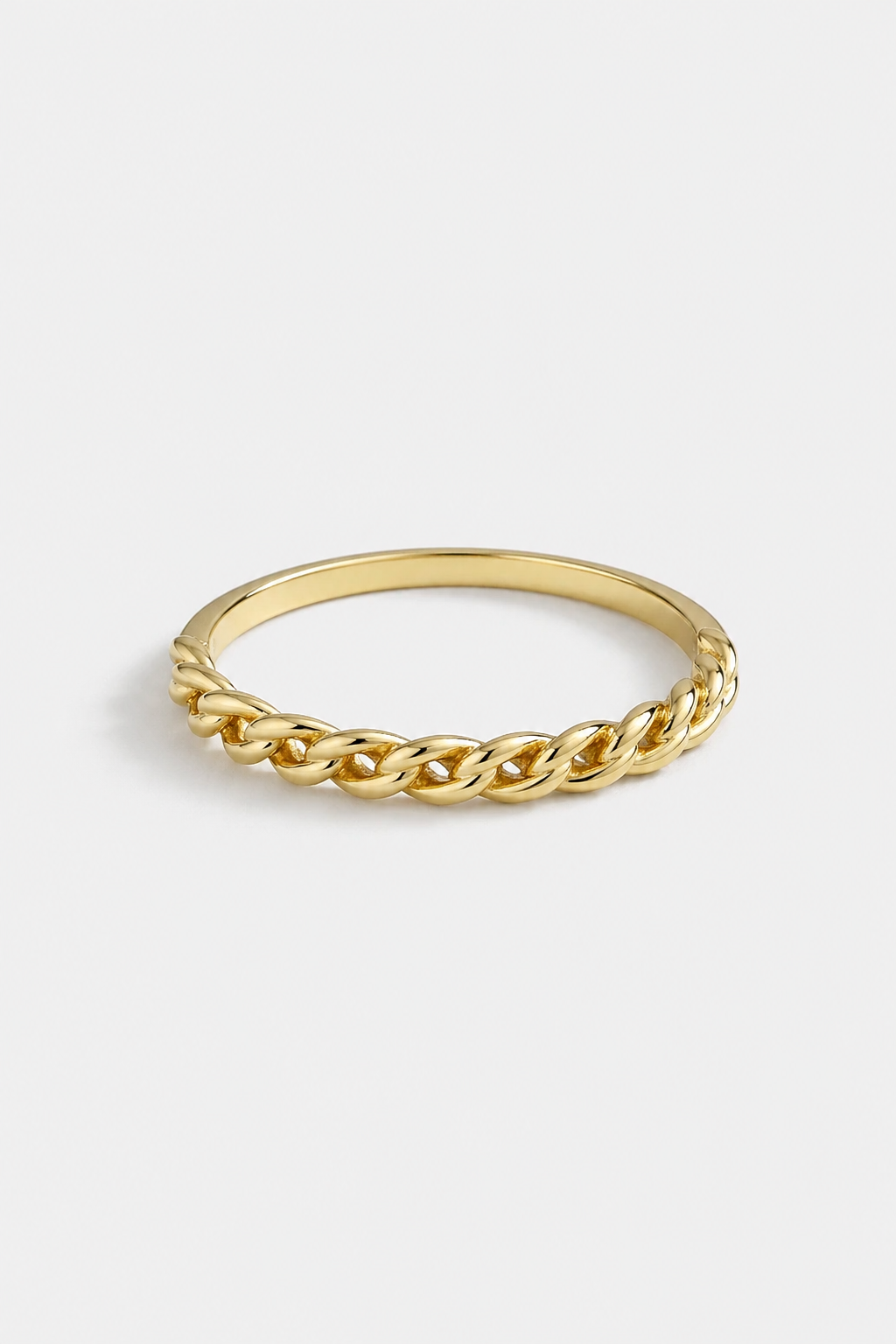 Braided Band Ring · Yellow Gold · Setup