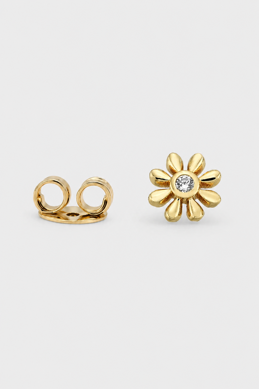 Crystal Bloom Studs · Yellow Gold · Prompt 4
