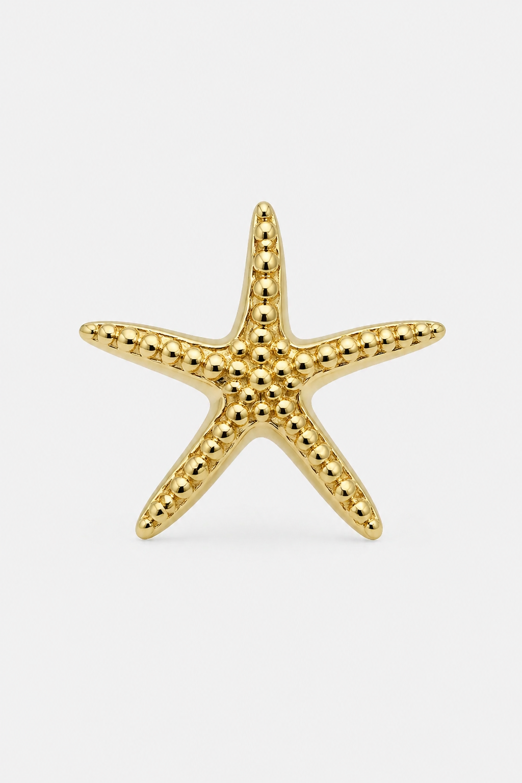 Starfish Studs · Yellow Gold · Prompt 3