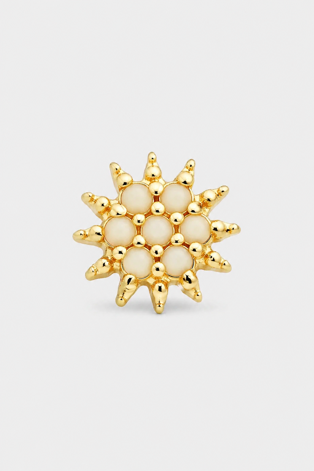 Pearl Bloom Studs · Yellow Gold · Prompt 3