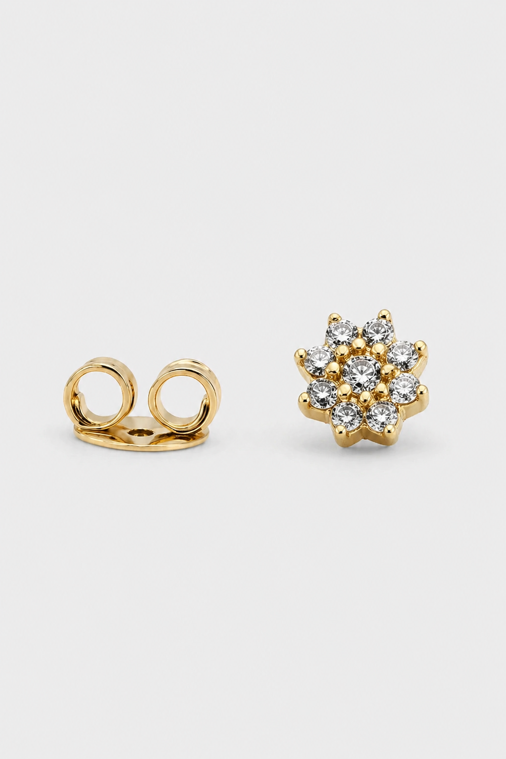 Floral Cluster Studs · Yellow Gold · Prompt 4