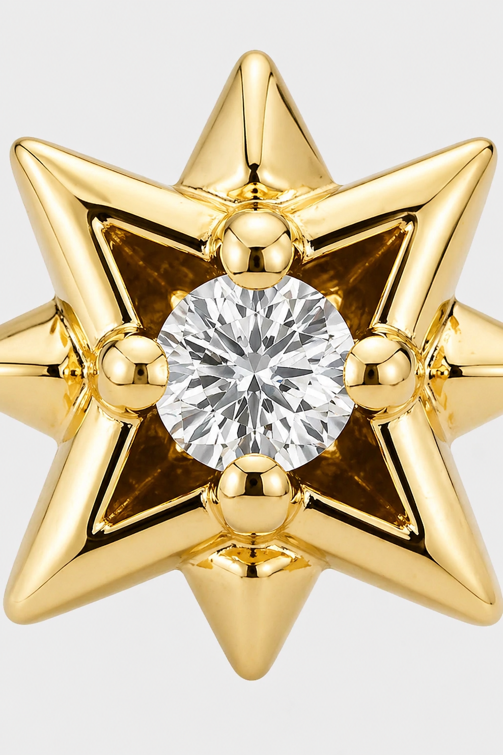 Star Studs · Yellow Gold · Setup