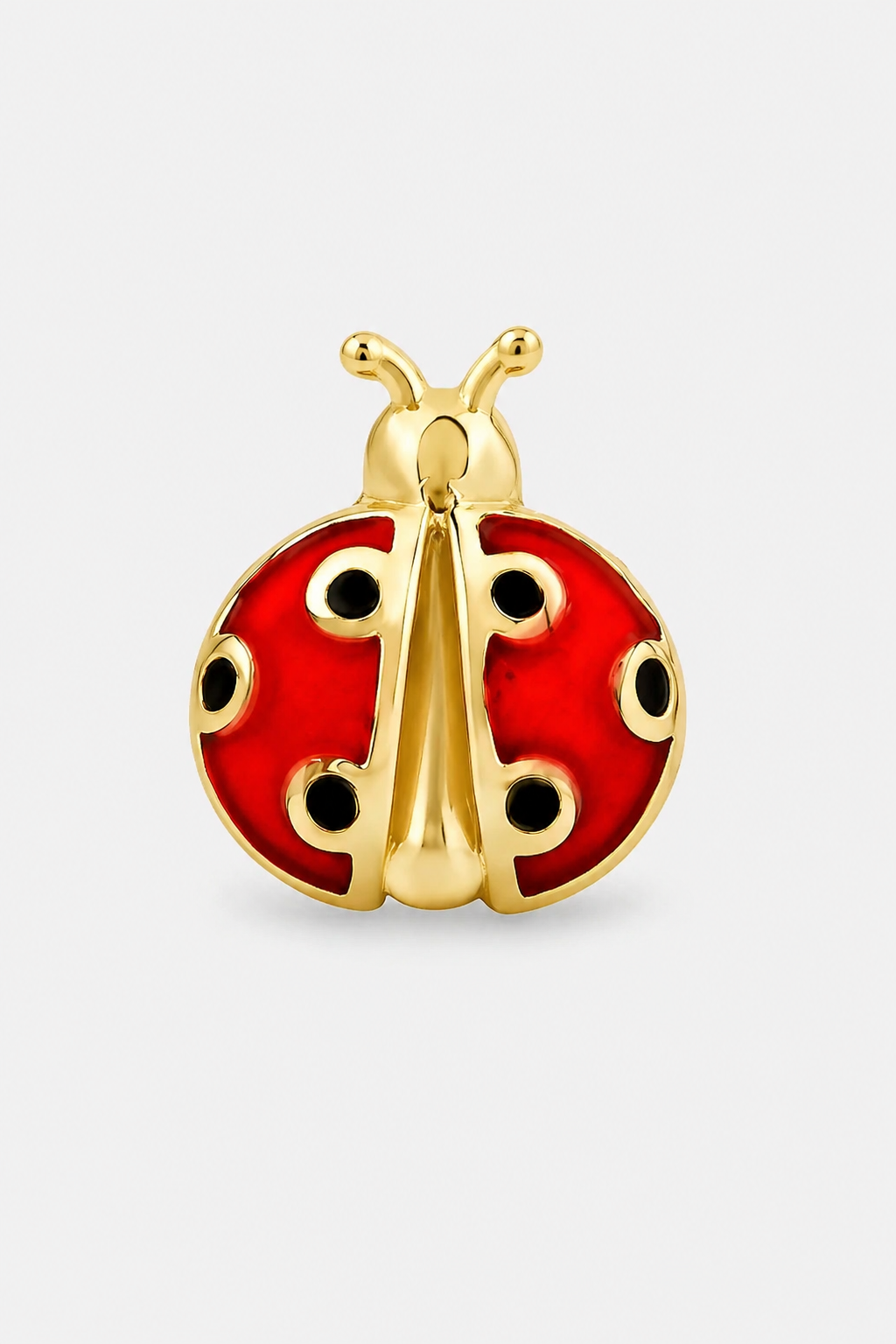 Ladybug Flatback · Yellow Gold · Setup 2
