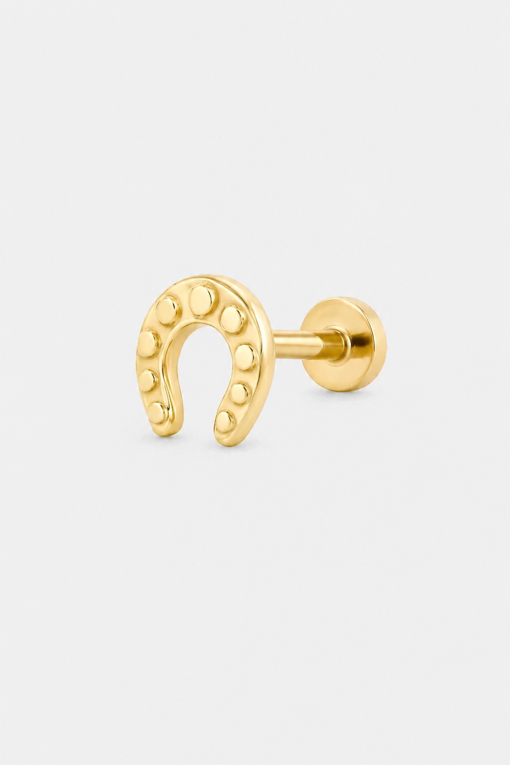 Horseshoe Flatback · Yellow Gold · Setup 3