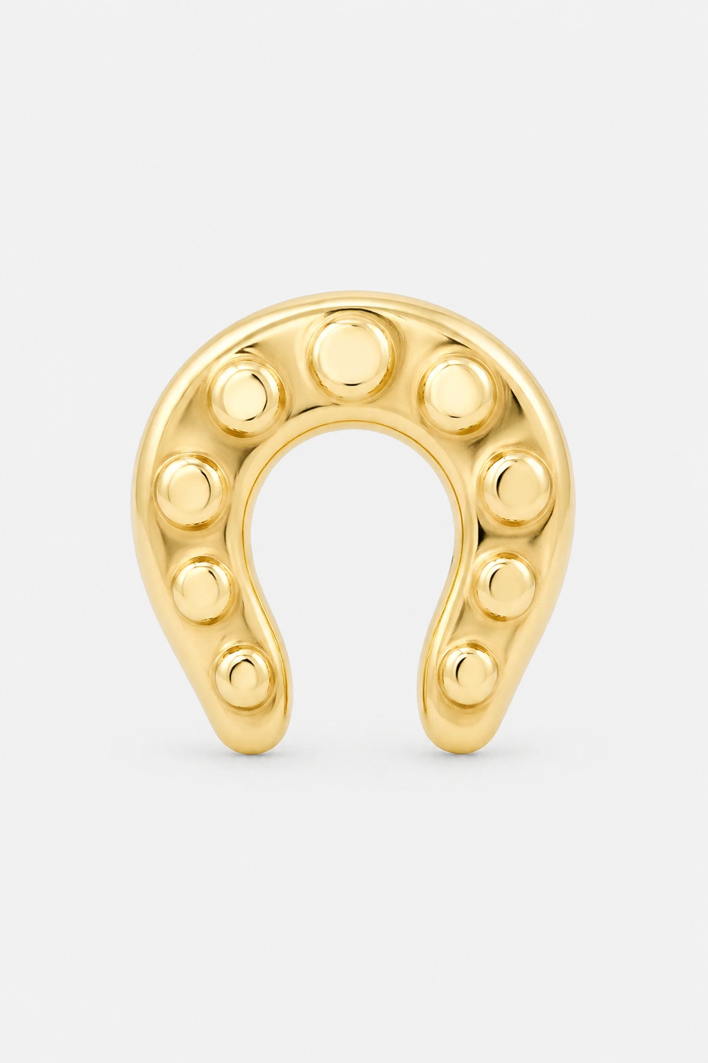Horseshoe Flatback · Yellow Gold · Setup 2