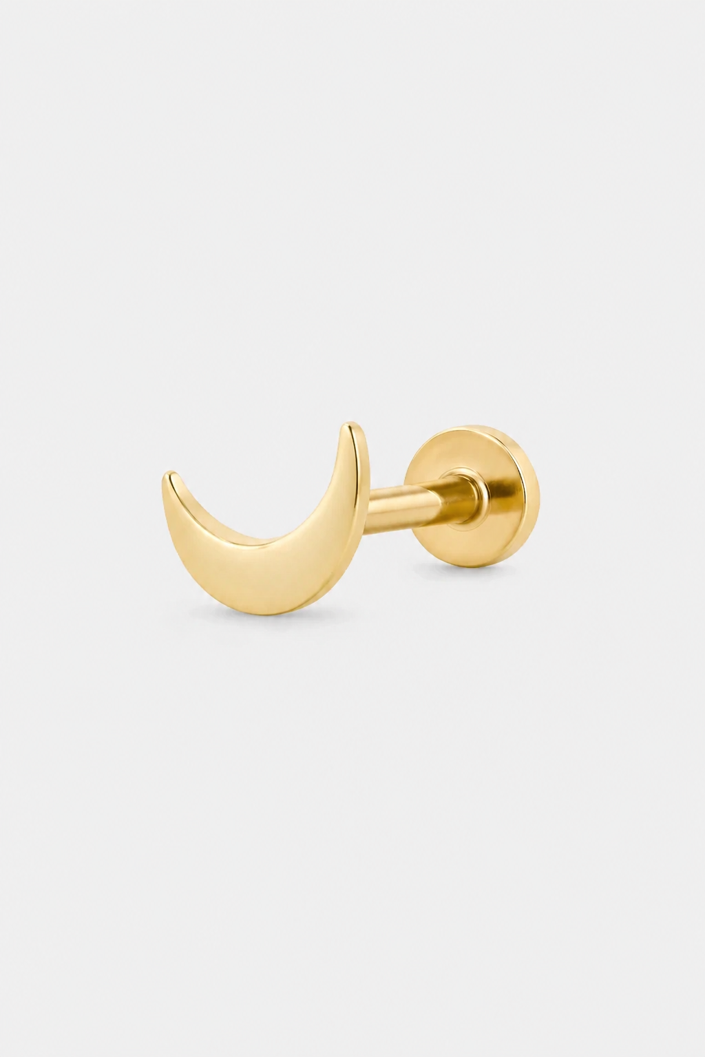 Crescent Flatback · Yellow Gold · Setup 3