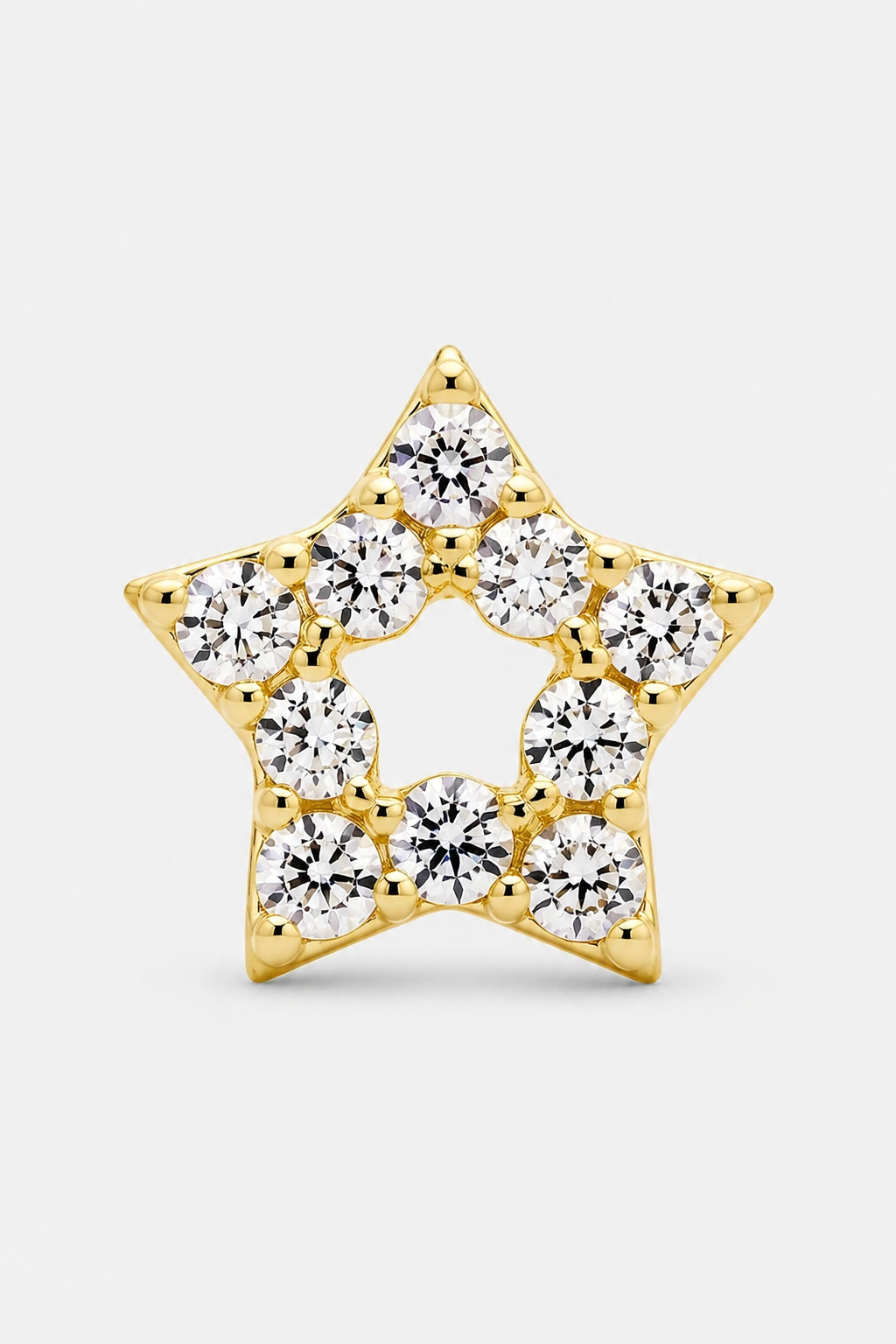 Crystal Star Flatback · Yellow Gold · Setup 2