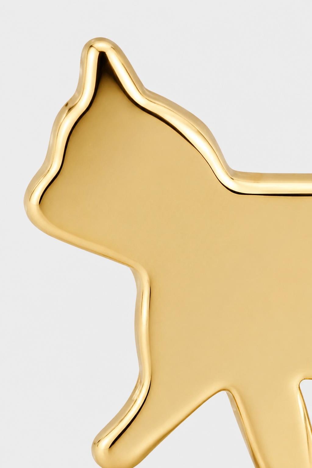 Cat Flatback · Yellow Gold · Setup 4