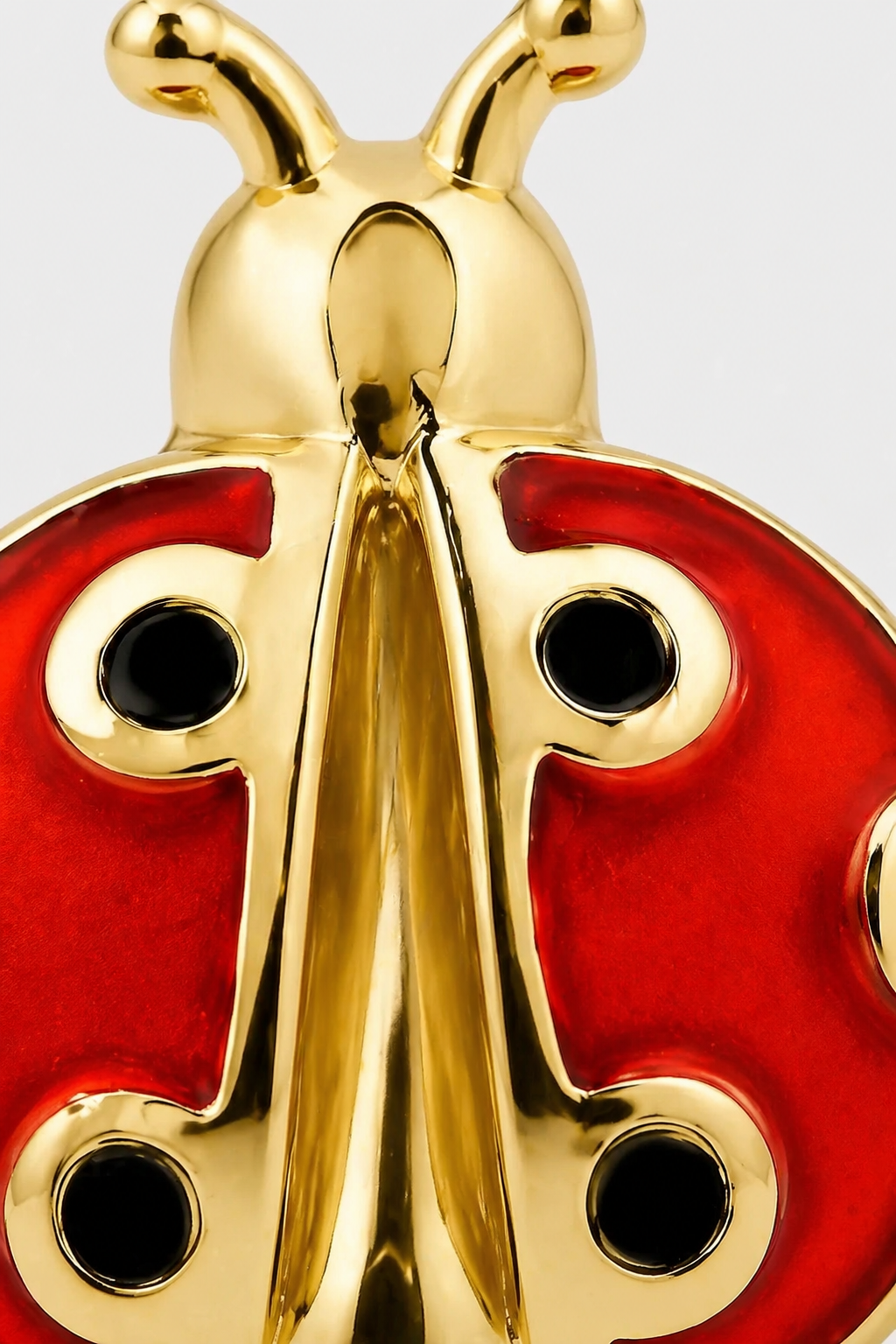Ladybug Flatback · Yellow Gold · Setup 4