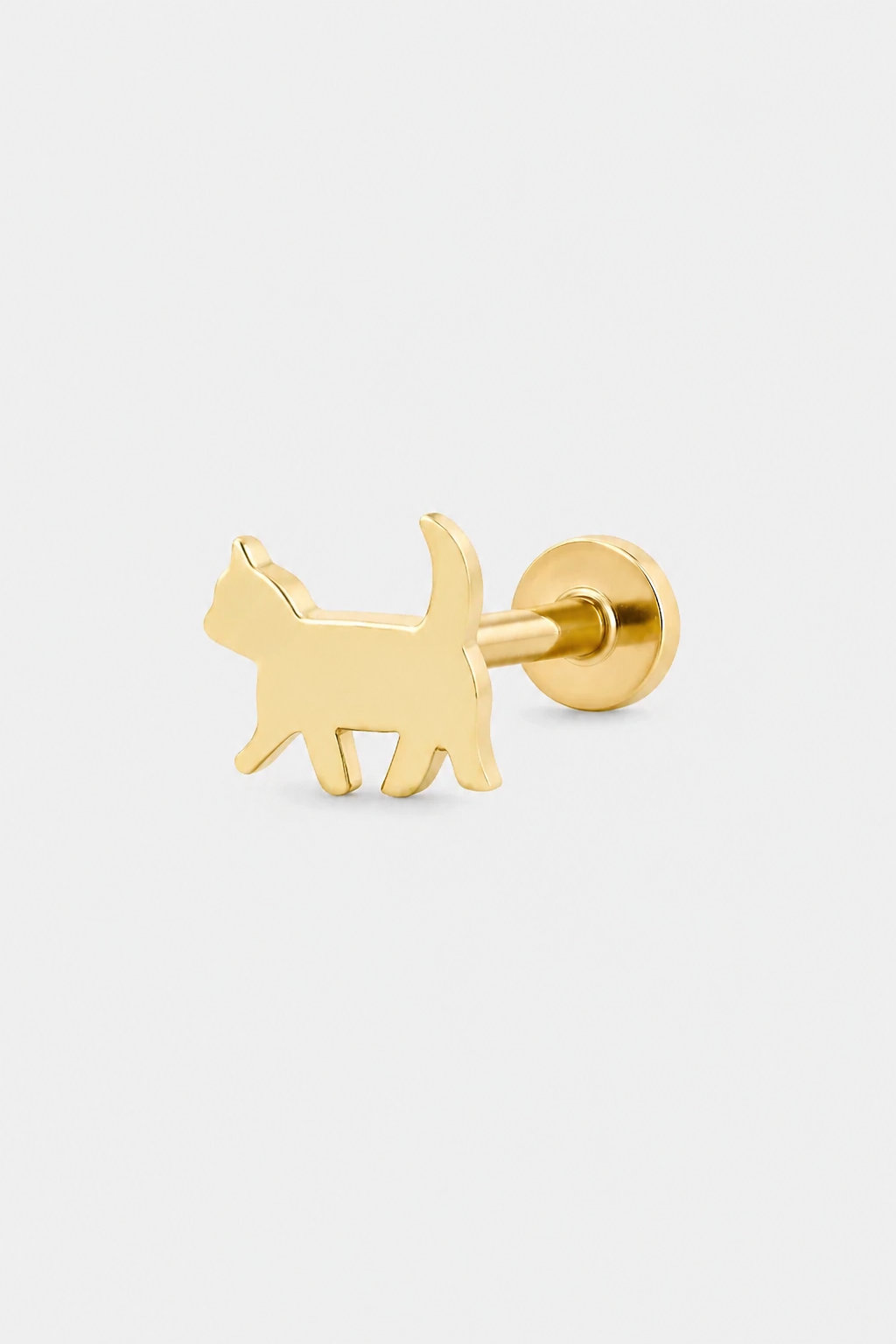 Cat Flatback · Yellow Gold · Setup 3