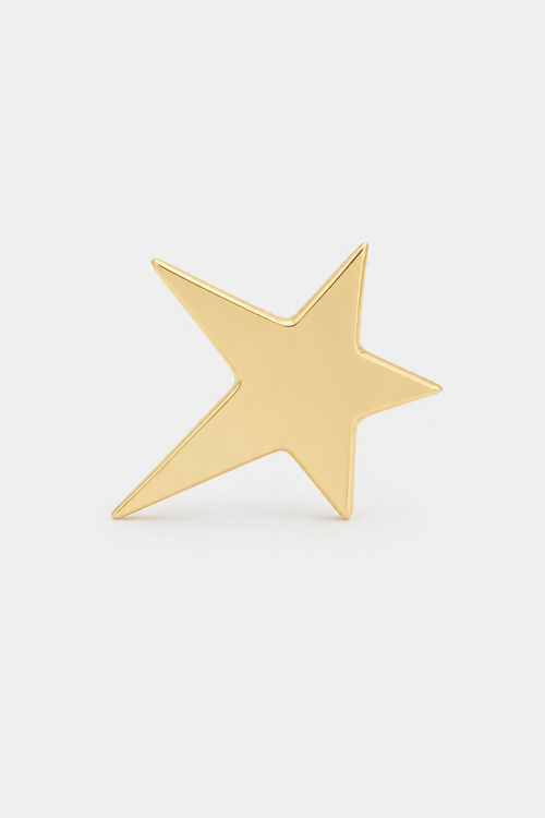14k Gold Flatback Piercing mit Sternmotiv · Yellow Gold · Setup 2 [mj-base:001-0028] [mj-variant:001] [mj-role:product_gallery] [mj-rank:22]