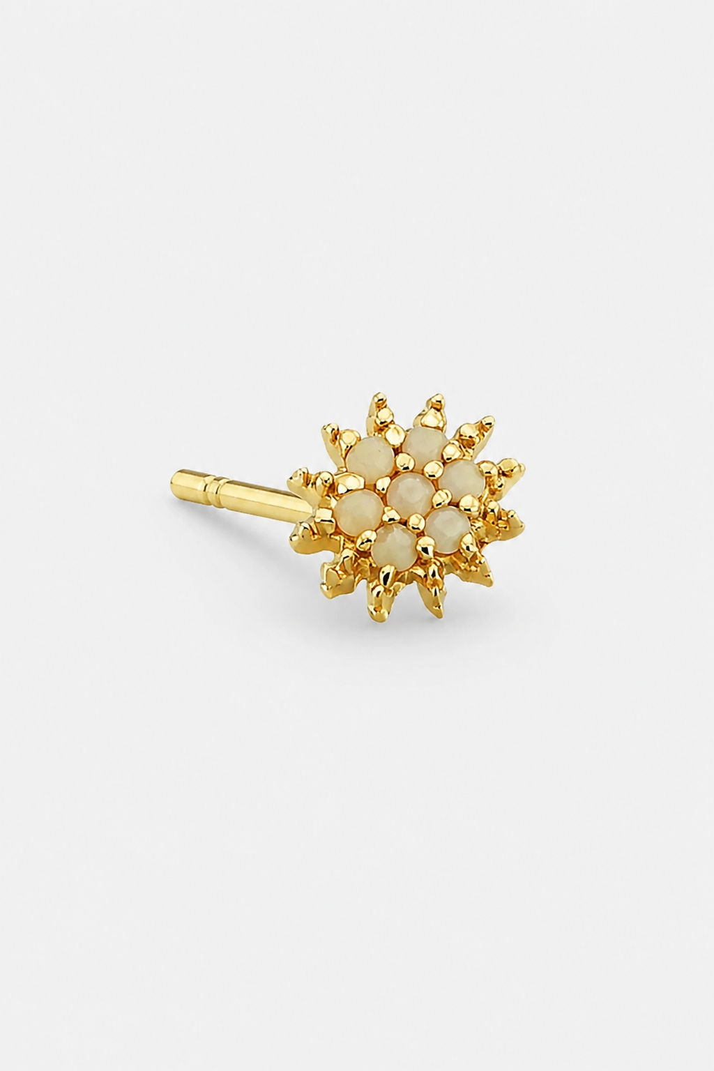 Pearl Bloom Studs · Yellow Gold · Setup 2