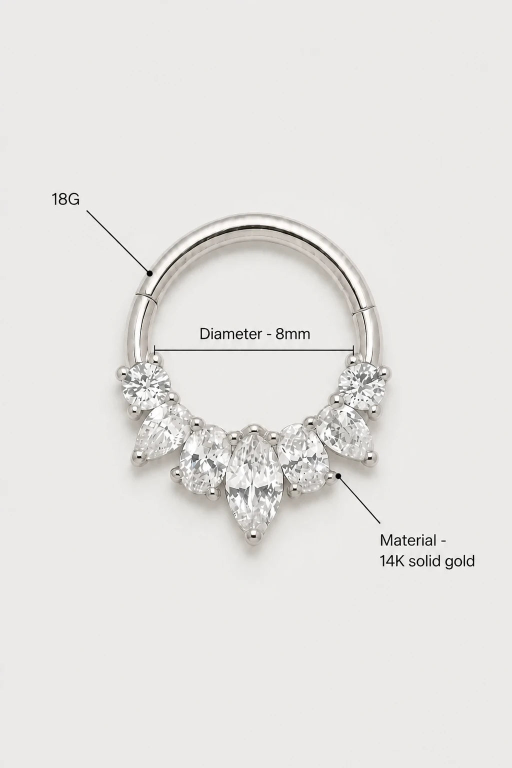 Pear Cluster Clicker · White Gold · Studio 3/3 Specs