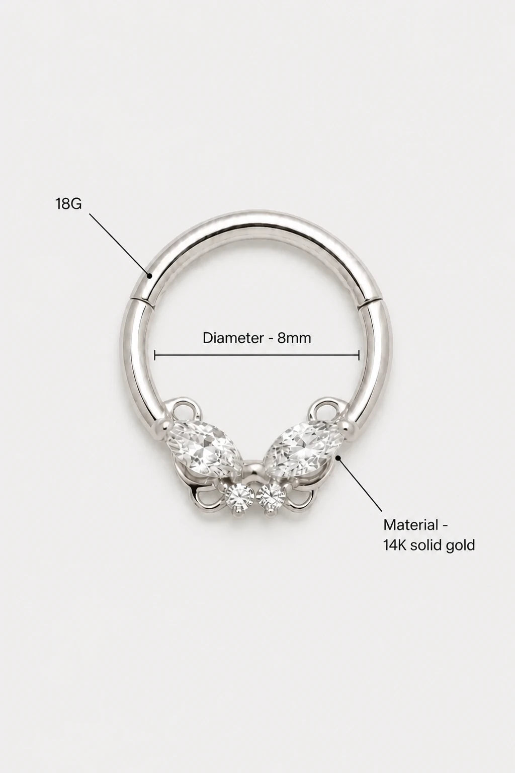 Butterfly Clicker · White Gold · Studio 3/3 Specs