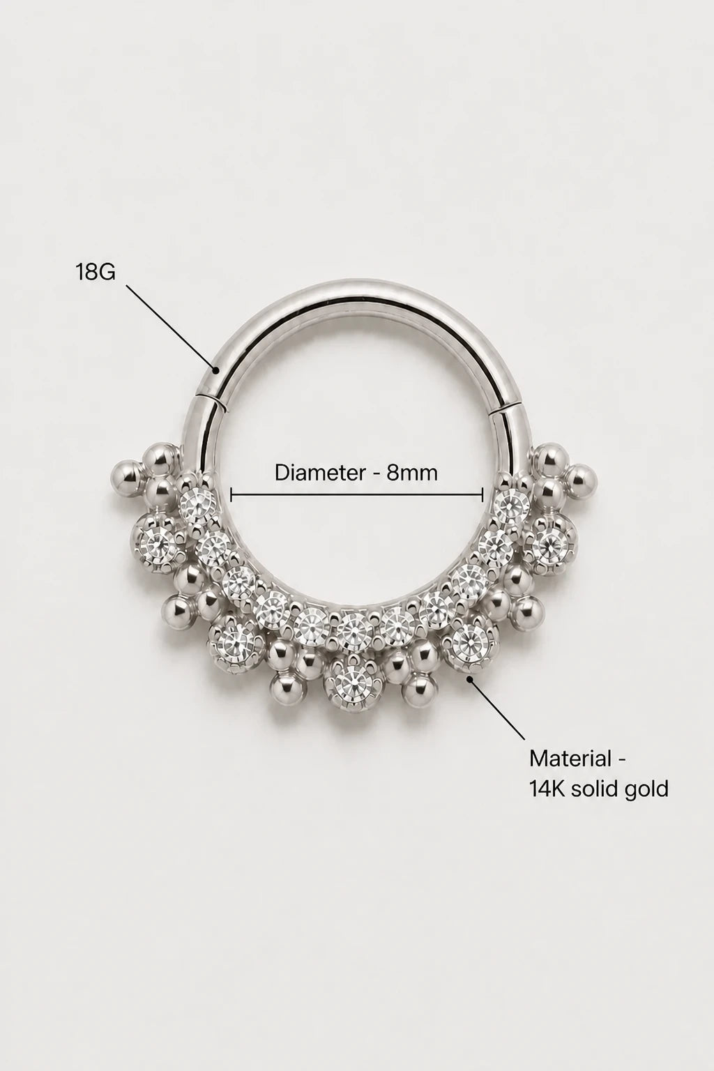 Cluster Fringe Clicker · White Gold · Studio 3/3 Specs