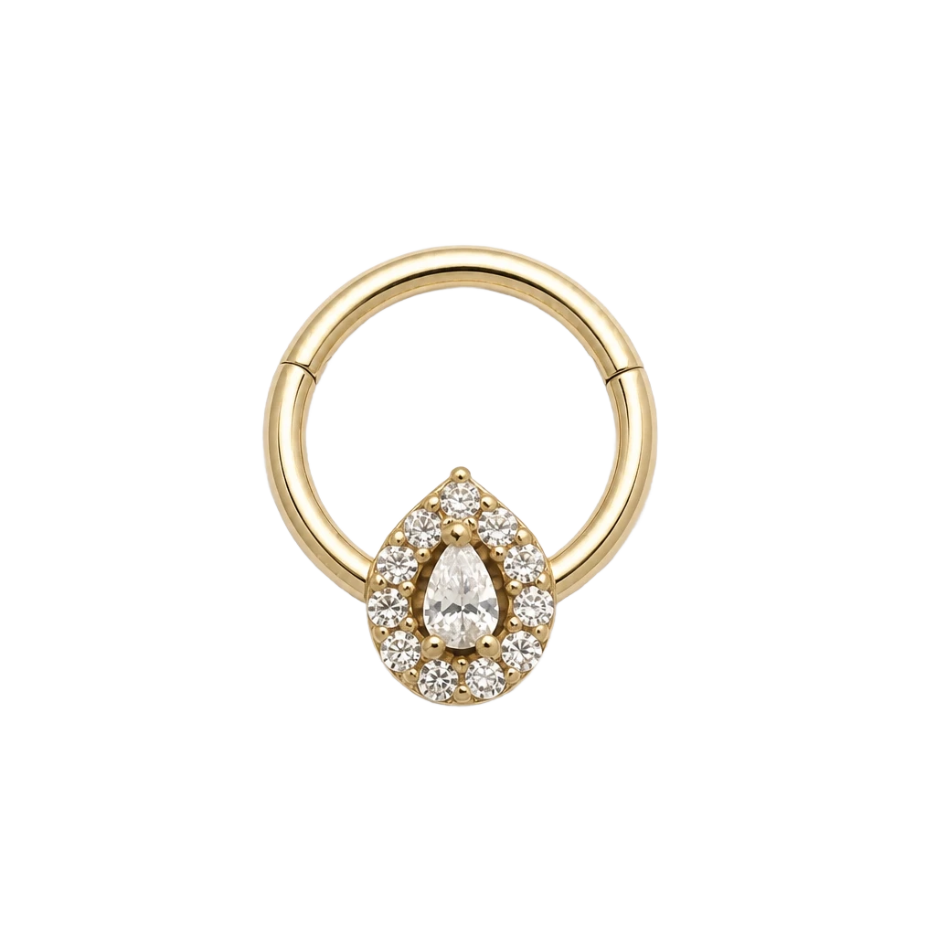 Dew Drop Clicker · Yellow Gold · Studio 4/8 BG Remove