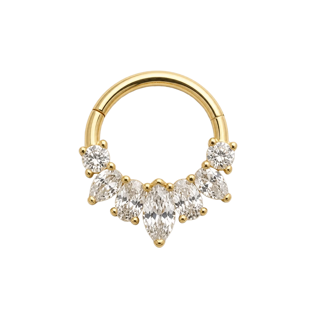 Pear Cluster Clicker · Yellow Gold · Studio 4/8 BG Remove