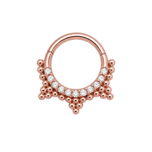 Beaded Fringe Clicker · Rose Gold · Studio 4/8 BG Remove [mj-base:003-0011] [mj-variant:002] [mj-role:variant_main] [mj-rank:0]