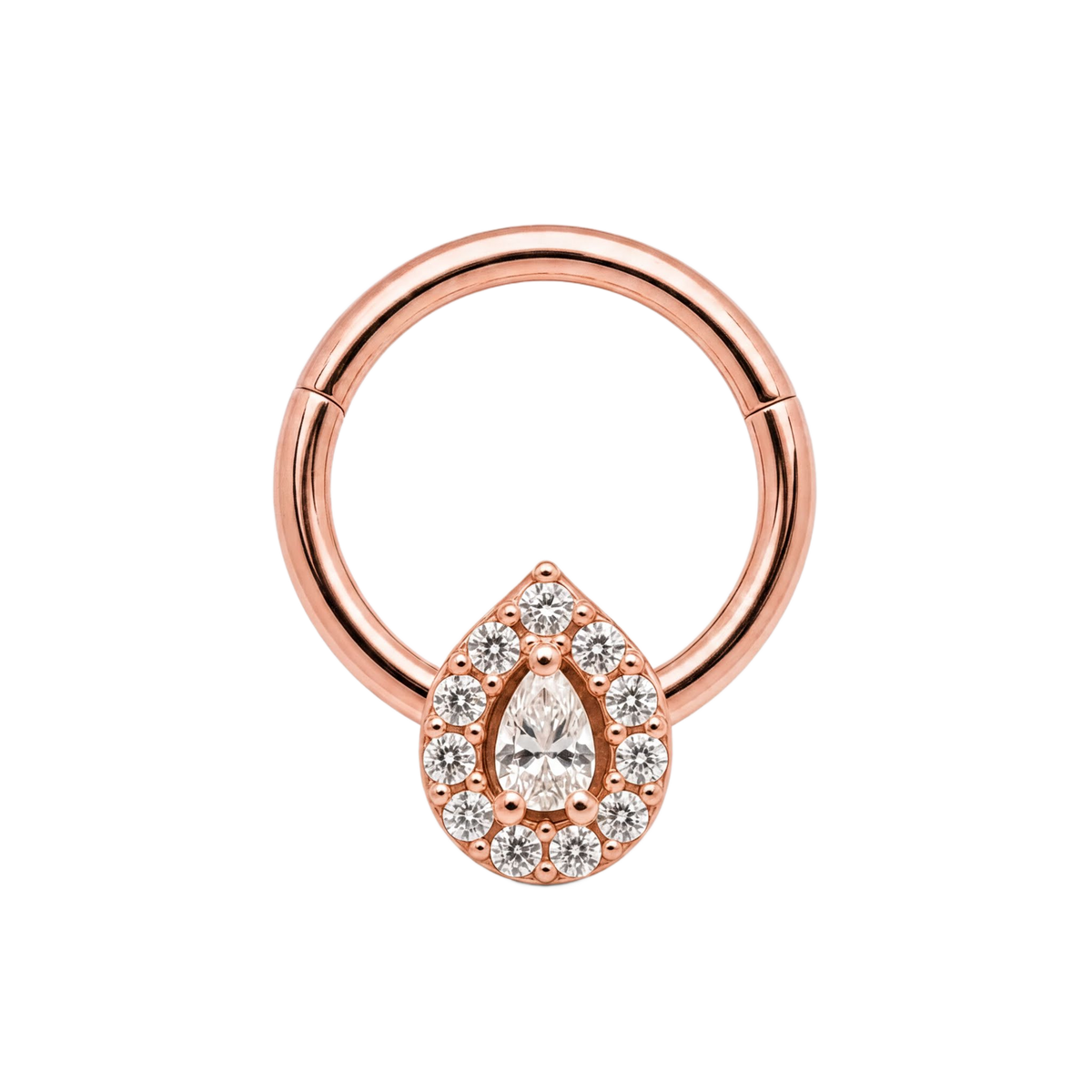 Dew Drop Clicker · Rose Gold · Studio 4/8 BG Remove