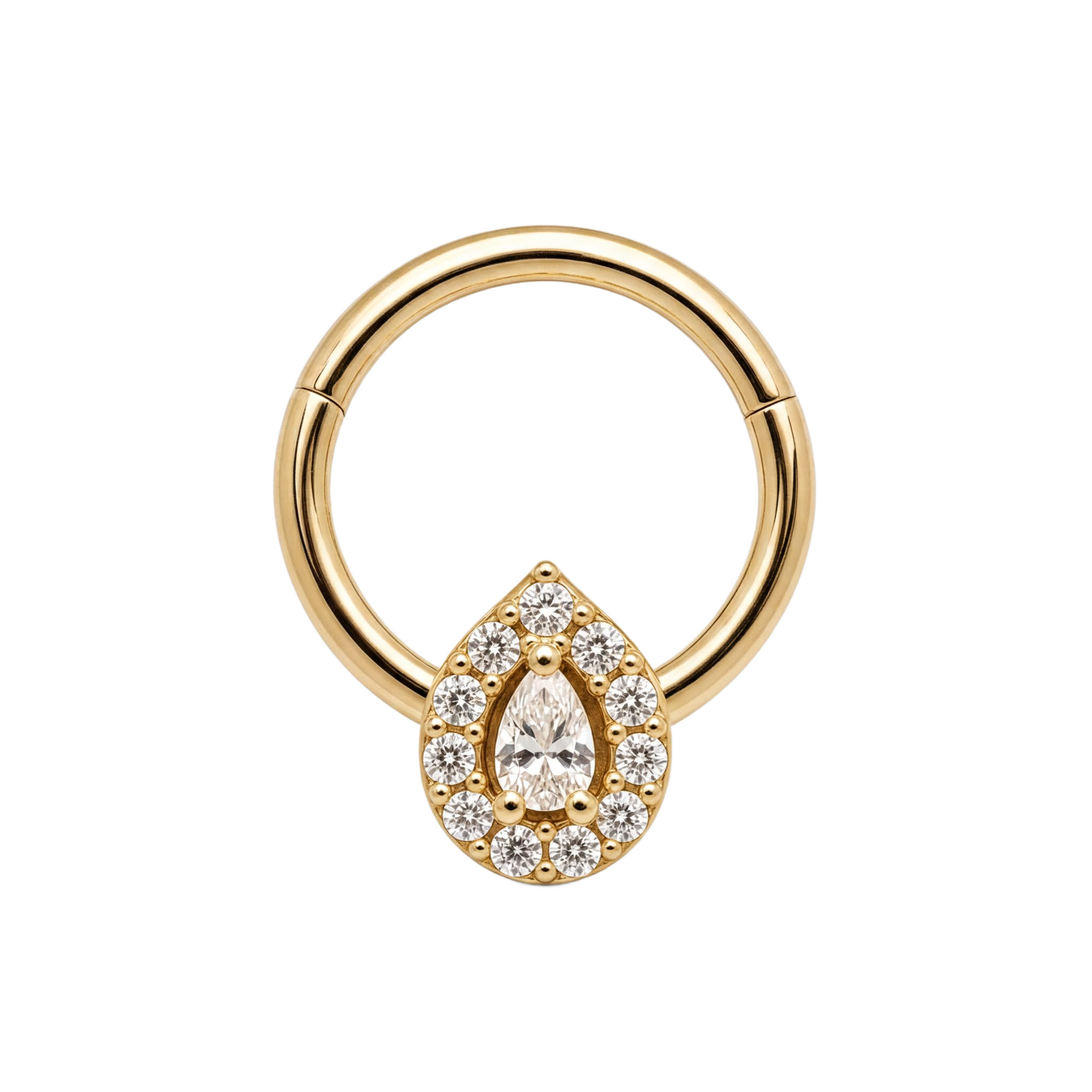 Dew Drop Clicker · Yellow Gold · Studio 4/8 BG Remove