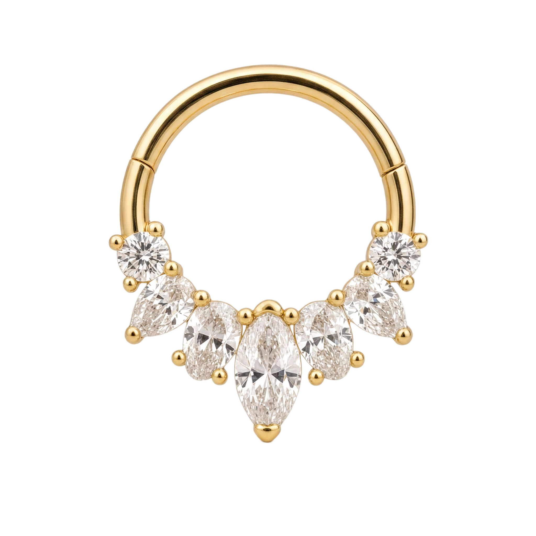 Pear Cluster Clicker · Yellow Gold · Studio 4/8 BG Remove