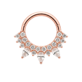 Petal Arc Clicker · Rose Gold · Studio 4/8 BG Remove [mj-base:003-0005] [mj-variant:002] [mj-role:variant_main] [mj-rank:0]