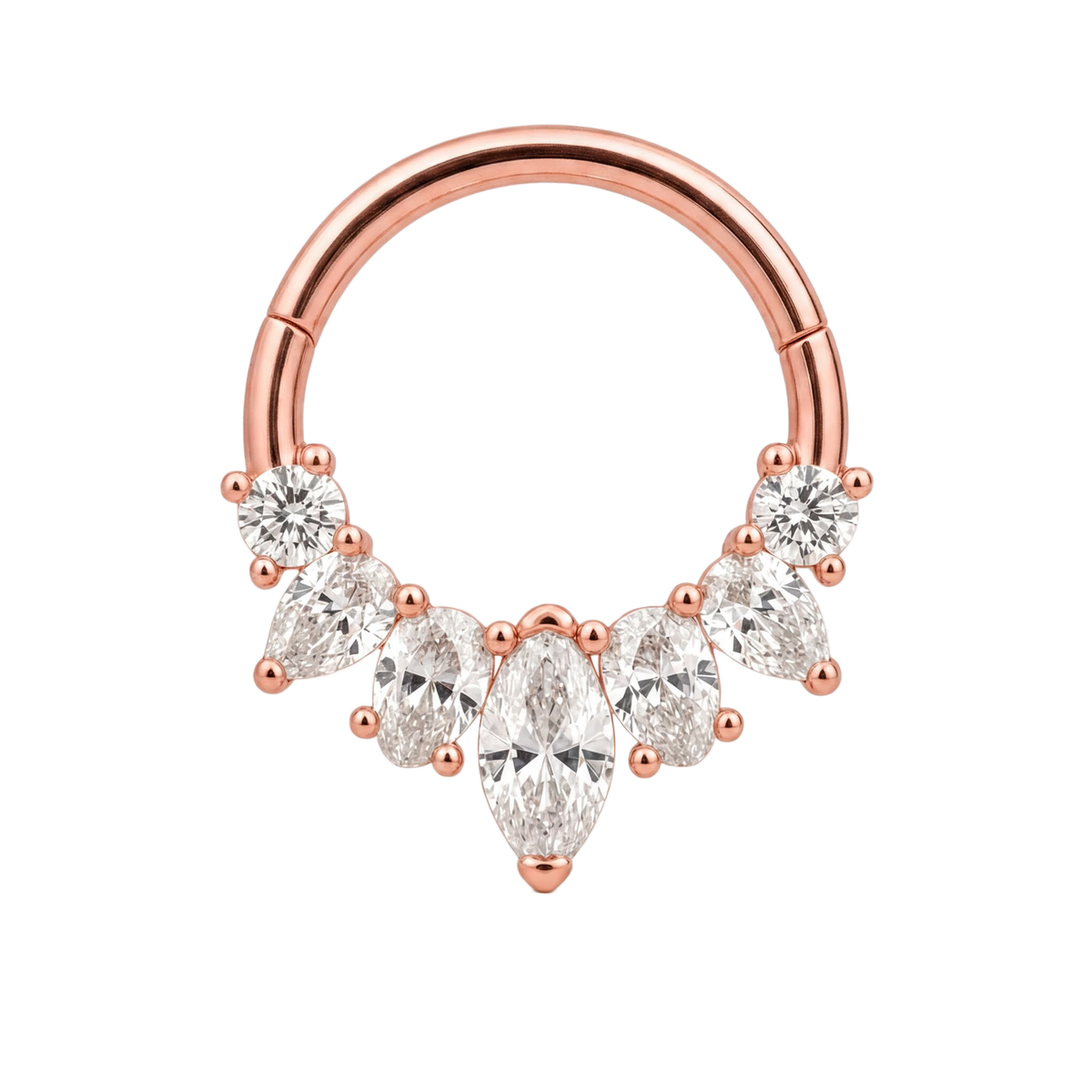 Pear Cluster Clicker · Rose Gold · Studio 4/8 BG Remove