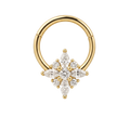 Marquise Bloom Clicker · Yellow Gold · Studio 4/8 BG Remove [mj-base:003-0008] [mj-variant:001] [mj-role:variant_main] [mj-rank:0]