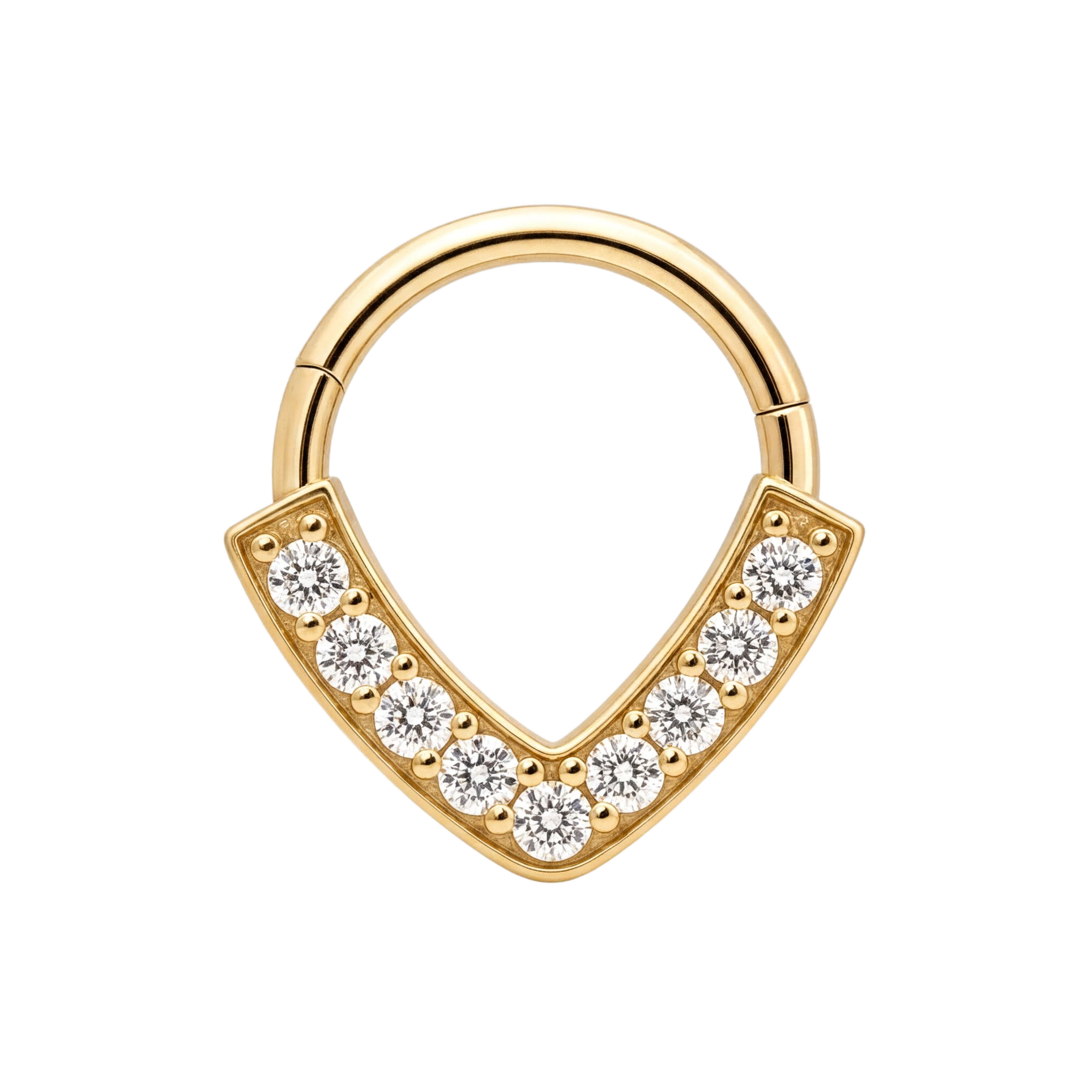 Vela Clicker · Yellow Gold · Studio 4/8 BG Remove
