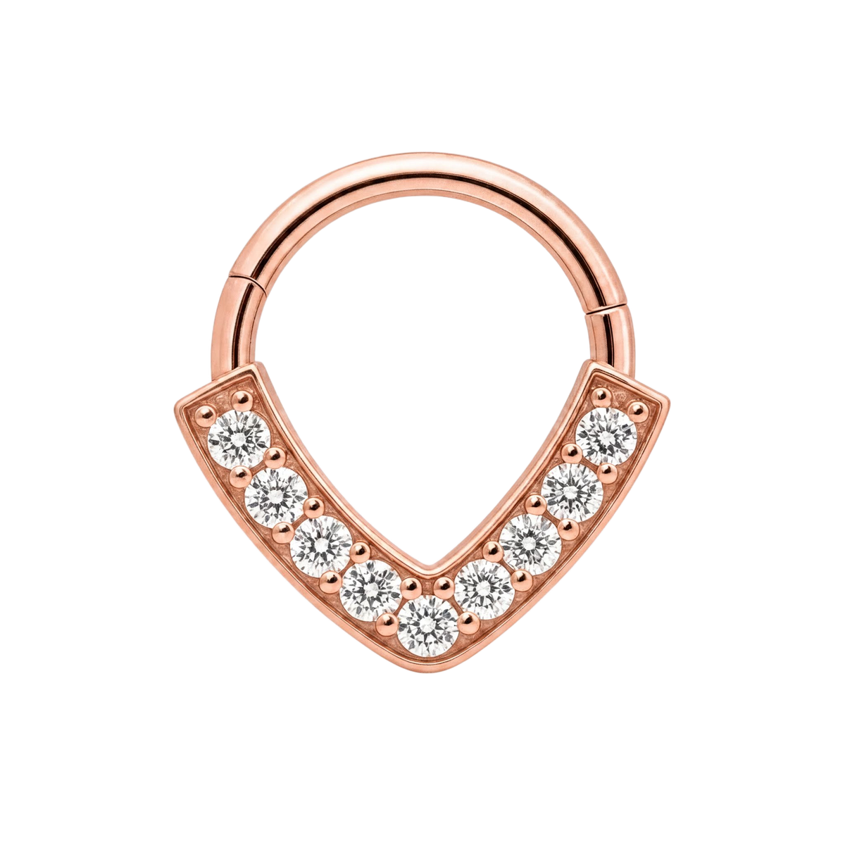 Vela Clicker · Rose Gold · Studio 4/8 BG Remove