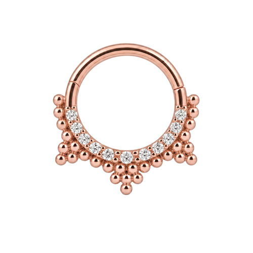 Beaded Fringe Clicker · Rose Gold · Studio 4/8 BG Remove [mj-base:003-0011] [mj-variant:002] [mj-role:variant_main] [mj-rank:0]