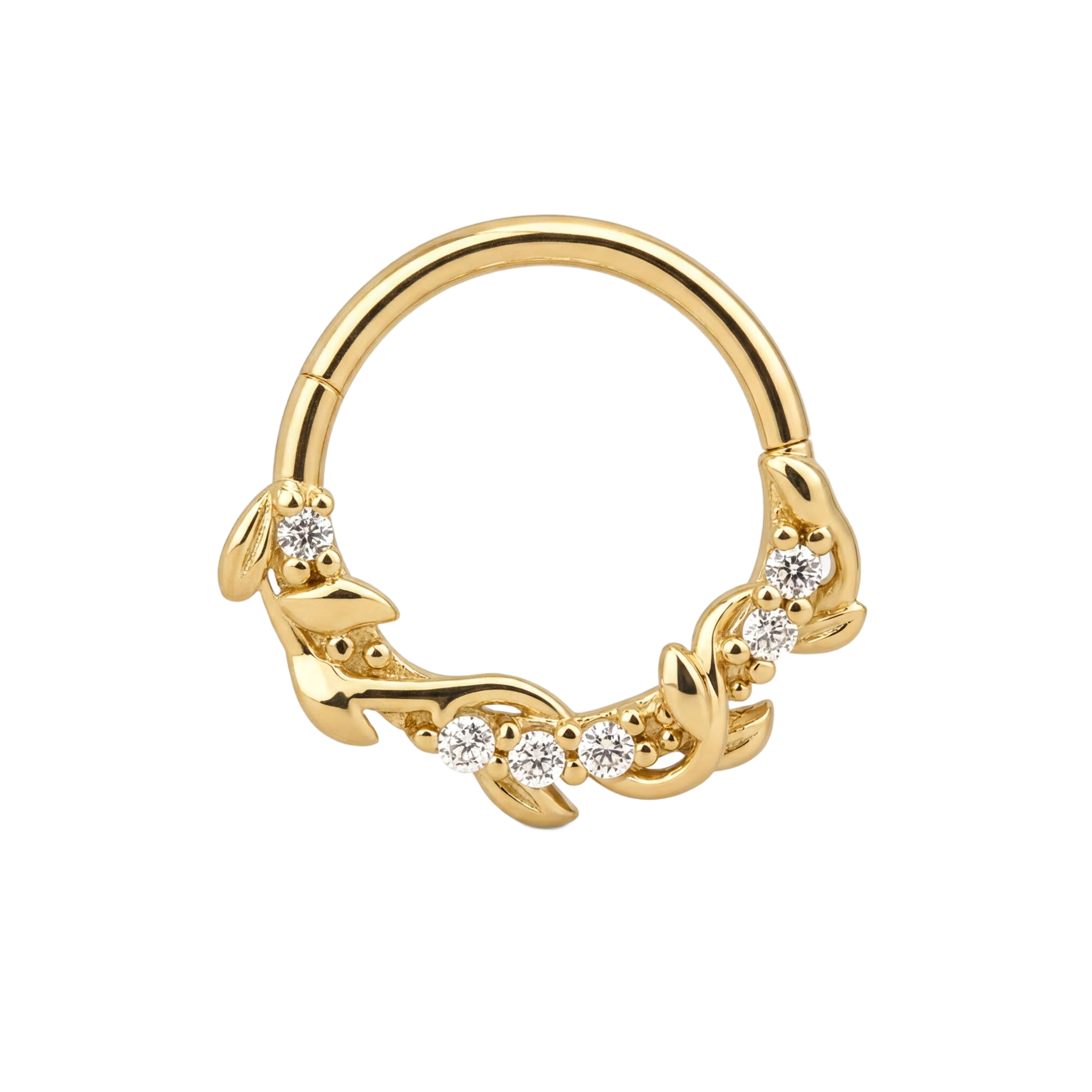 Leafline Clicker · Yellow Gold · Studio 4/8 BG Remove