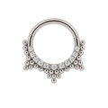 Beaded Fringe Clicker · White Gold · Studio 4/8 BG Remove [mj-base:003-0011] [mj-variant:003] [mj-role:variant_main] [mj-rank:0]
