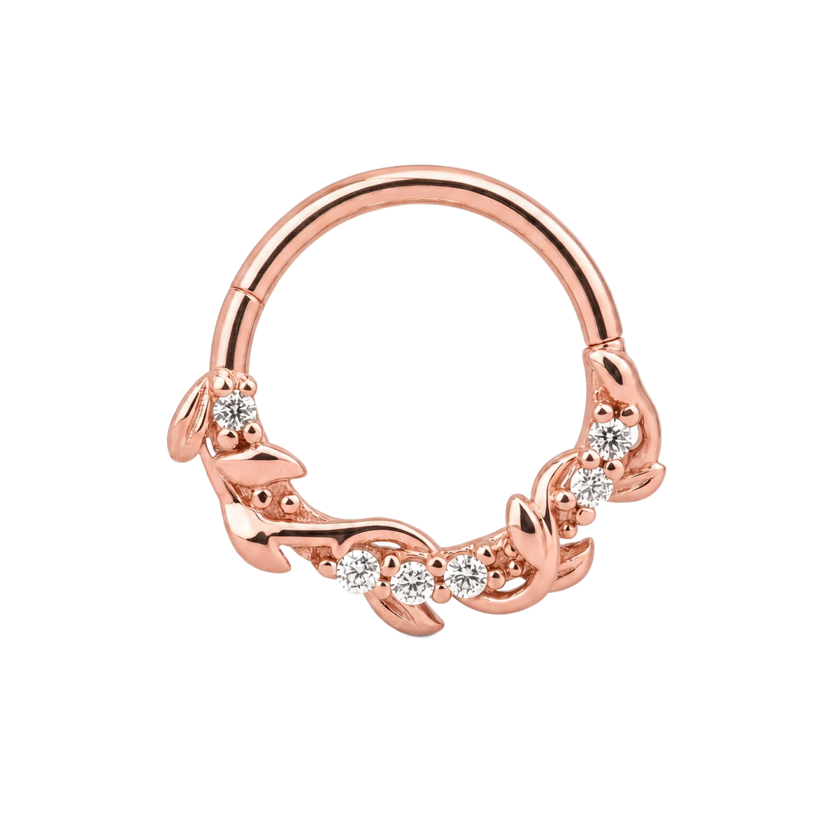Leafline Clicker · Rose Gold · Studio 4/8 BG Remove