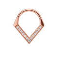Chevron Clicker · Rose Gold · Studio 4/8 BG Remove [mj-base:003-0014] [mj-variant:002] [mj-role:variant_main] [mj-rank:0]