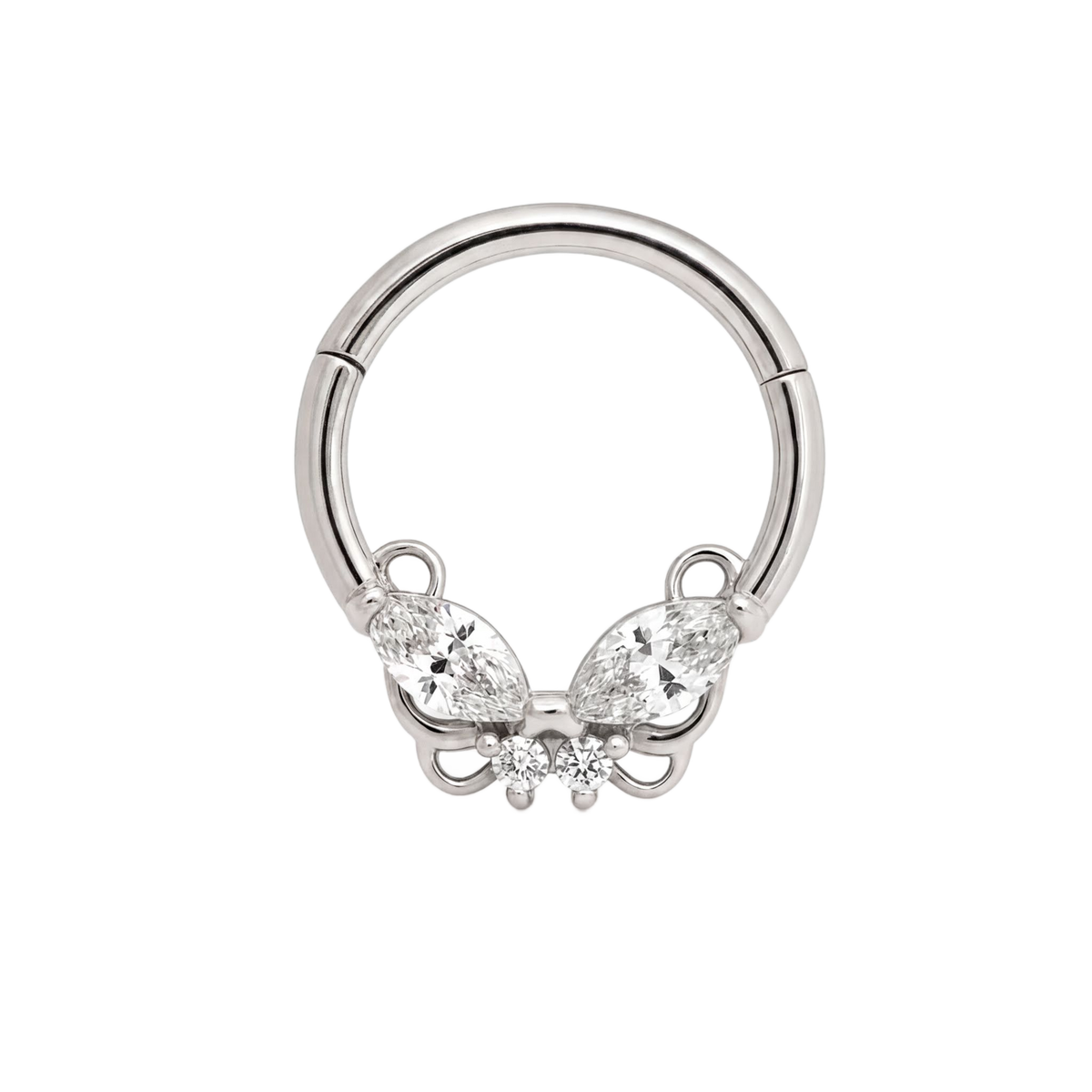 Butterfly Clicker · White Gold · Studio 4/8 BG Remove