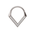 Chevron Clicker · White Gold · Studio 4/8 BG Remove [mj-base:003-0014] [mj-variant:003] [mj-role:variant_main] [mj-rank:0]