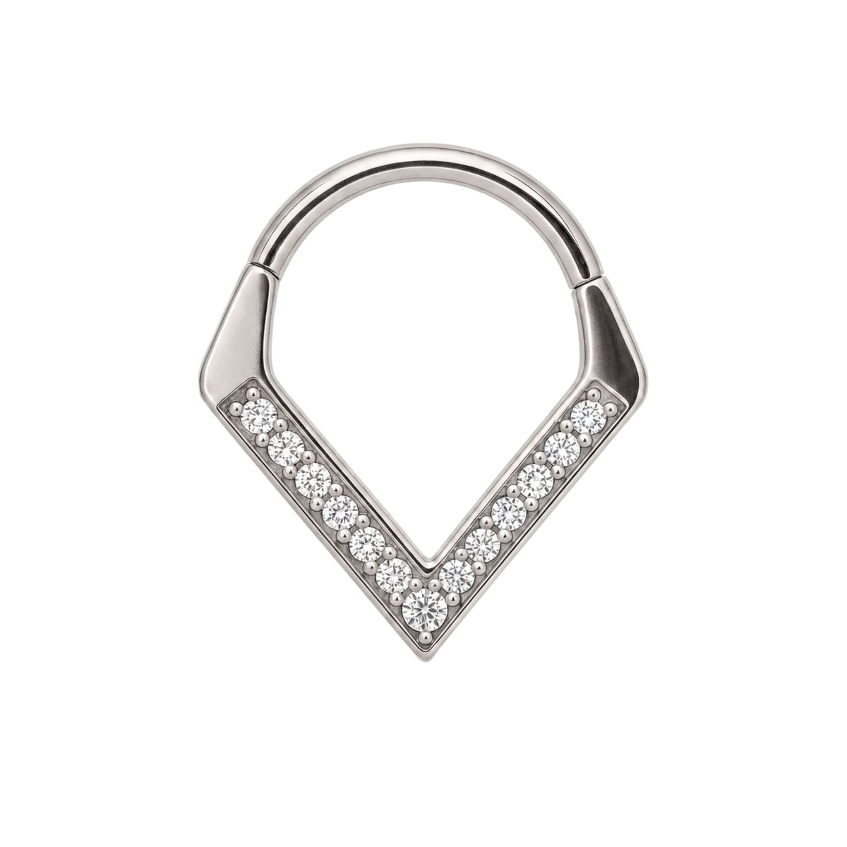 Chevron Clicker · White Gold · Studio 4/8 BG Remove