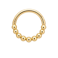 Bead Row Clicker · Yellow Gold · Studio 4/8 BG Remove [mj-base:003-0017] [mj-variant:001] [mj-role:variant_main] [mj-rank:0]