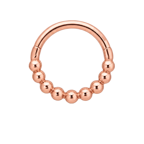 Bead Row Clicker · Rose Gold · Studio 4/8 BG Remove [mj-base:003-0017] [mj-variant:002] [mj-role:variant_main] [mj-rank:0]