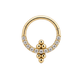 Dotted Drop Clicker · Yellow Gold · Studio 4/8 BG Remove [mj-base:003-0018] [mj-variant:001] [mj-role:variant_main] [mj-rank:0]