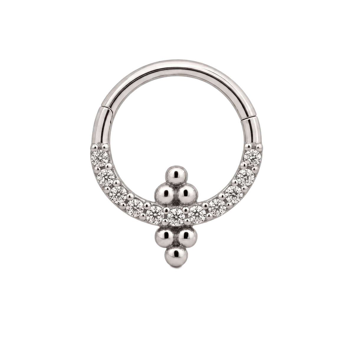 Dotted Drop Clicker · White Gold · Studio 4/8 BG Remove