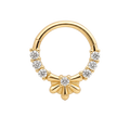 Tiny Bloom Clicker · Yellow Gold · Studio 4/8 BG Remove [mj-base:003-0021] [mj-variant:001] [mj-role:variant_main] [mj-rank:0]