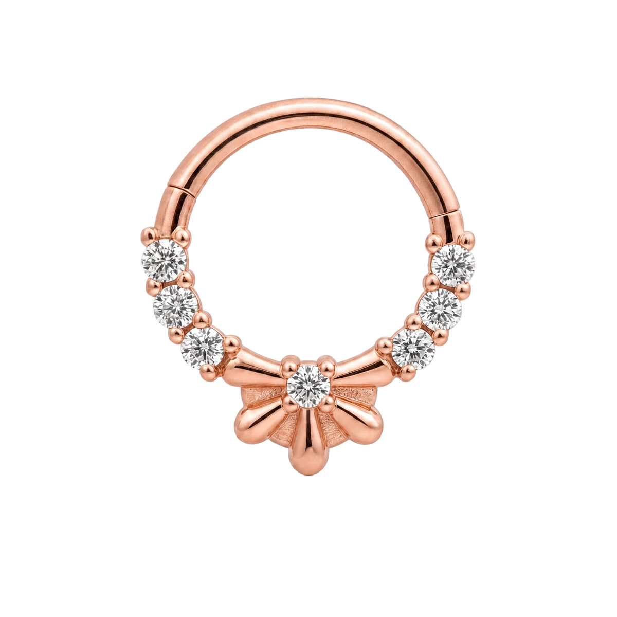 Tiny Bloom Clicker · Rose Gold · Studio 4/8 BG Remove