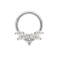 Marquise Cluster Clicker · White Gold · Studio 4/8 BG Remove [mj-base:003-0020] [mj-variant:003] [mj-role:variant_main] [mj-rank:0]