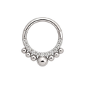 Beaded Pavé Clicker · White Gold · Studio 4/8 BG Remove [mj-base:003-0026] [mj-variant:003] [mj-role:variant_main] [mj-rank:0]