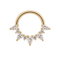 Pear Arc Clicker · Yellow Gold · Studio 4/8 BG Remove [mj-base:003-0031] [mj-variant:001] [mj-role:variant_main] [mj-rank:0]