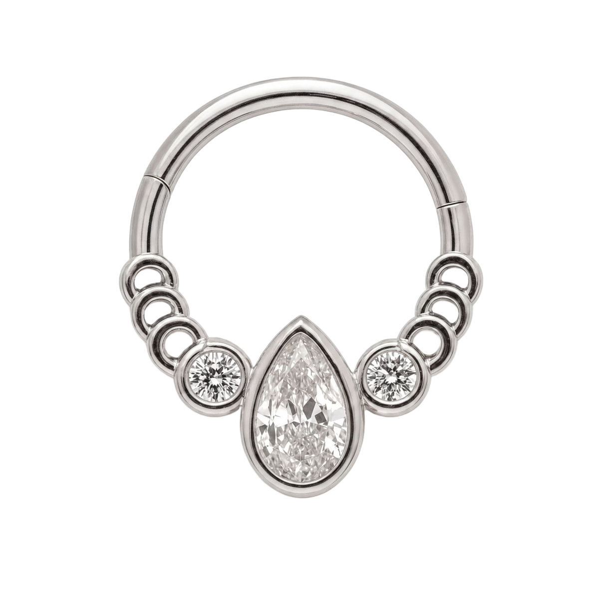 Pear Drop Clicker · White Gold · Studio 4/8 BG Remove